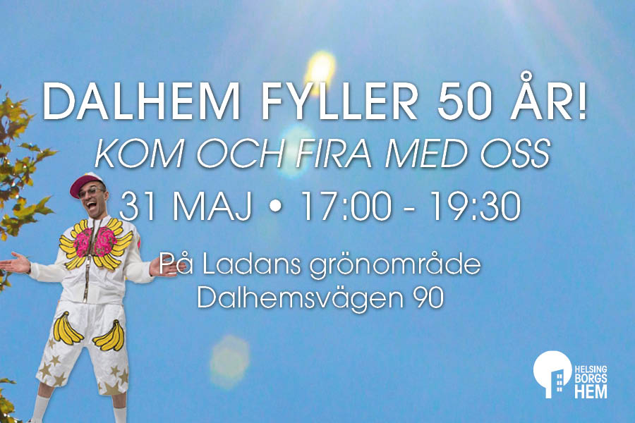 Dalhem fyller 50 år! Kom och fira med oss 31 maj